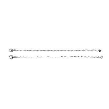 Sleek Everyday Silver Anklet for Women | 925 Sterling Silver Payal