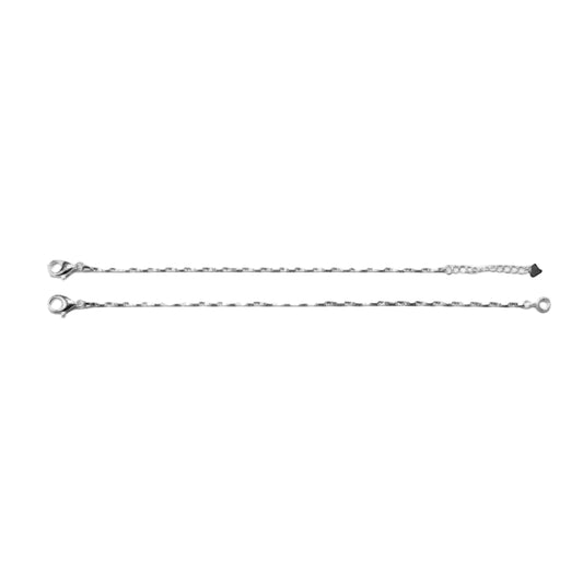 Sleek Everyday Silver Anklet for Women | 925 Sterling Silver Payal