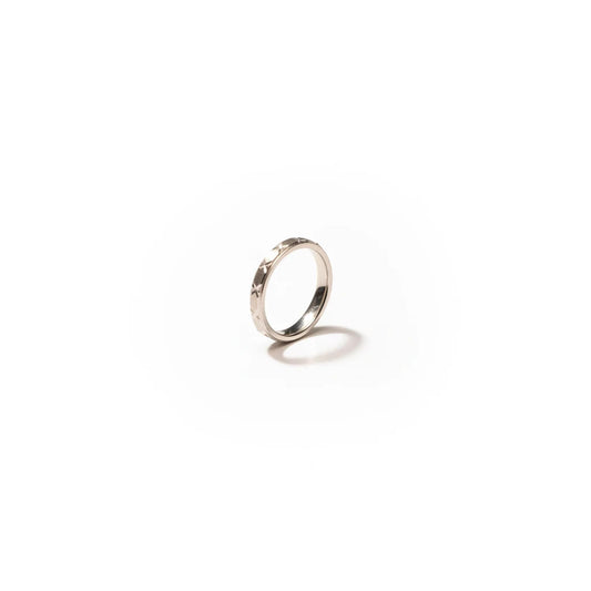 Shyni Jewelry 925 sterling silver band ring for men with a distinctive cross-cut X-pattern textured finish