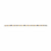 Two Tone Bar & Textured Arrow Link Bracelet for Men in 925 Silver & Gold