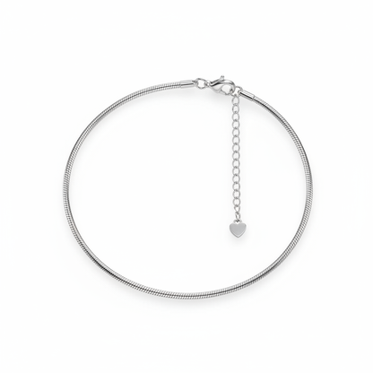 Snake Chain Anklet - Flat Lay