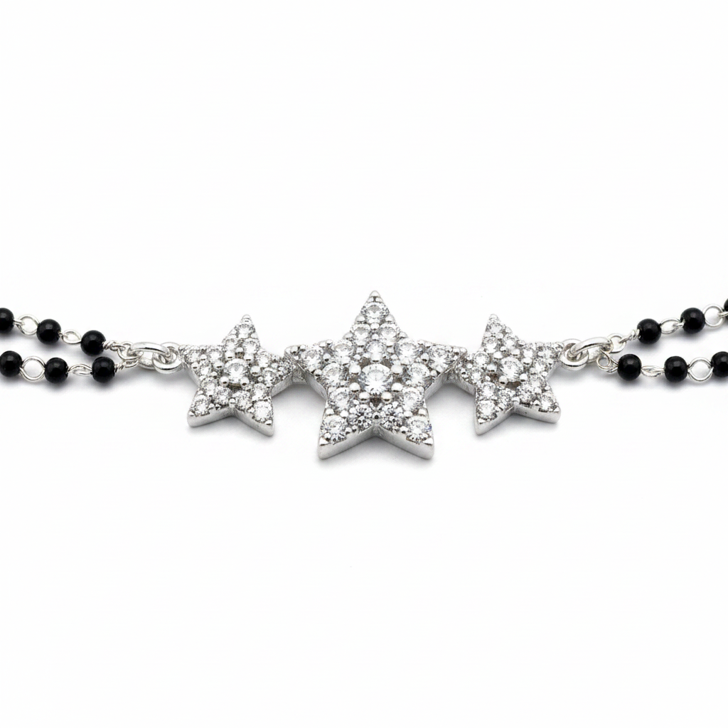 Triple Star Mangalsutra - Photo 2