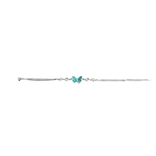 Turquoise Butterfly Bracelet - Photo 1
