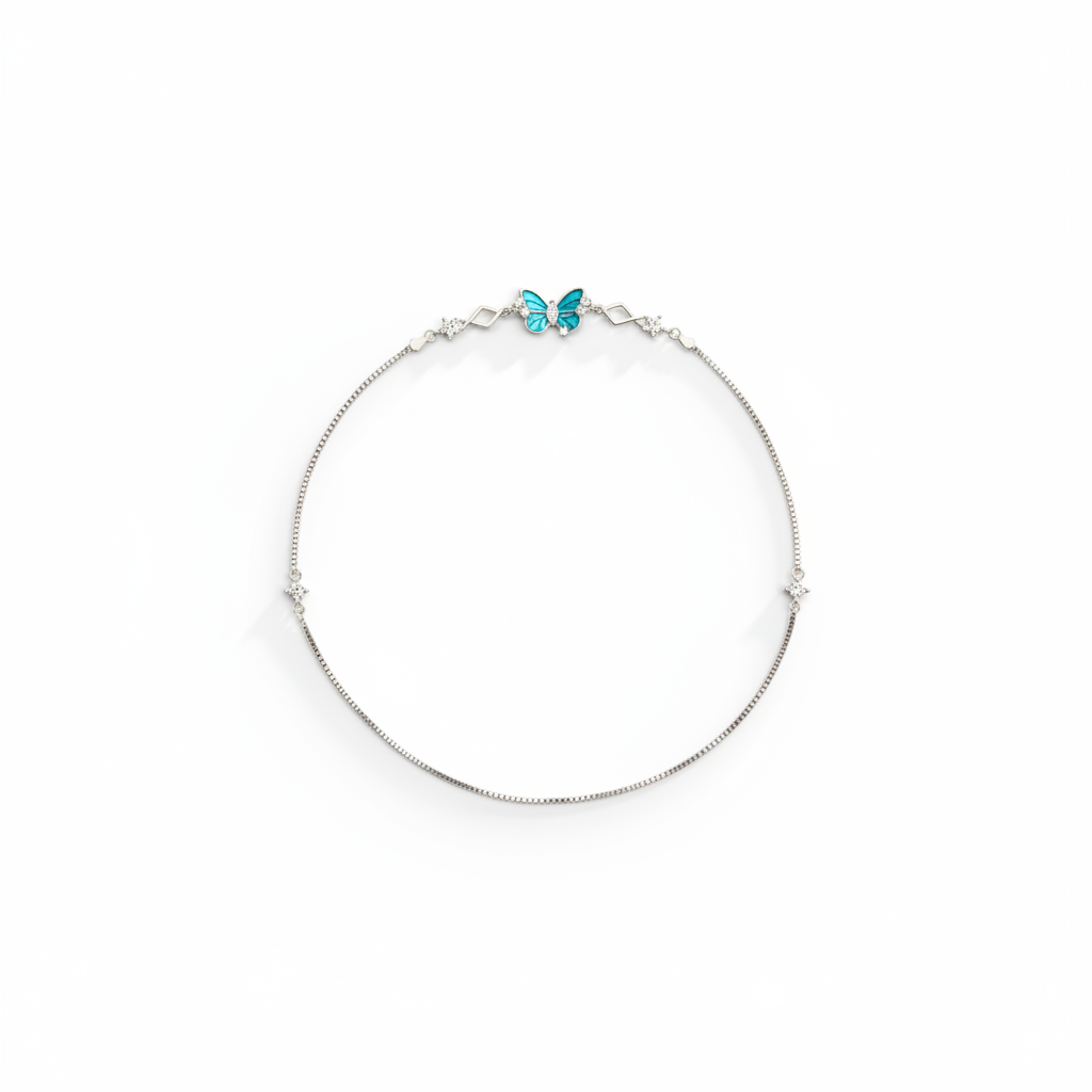 Turquoise Butterfly Bracelet - Photo 2