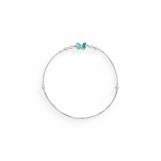 Turquoise Butterfly Bracelet - Photo 2