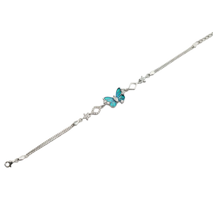 Turquoise Butterfly Bracelet - Photo 4